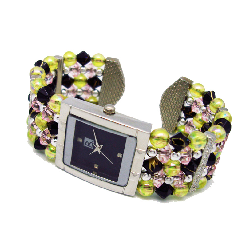 夏季必備白搭時尚女式手鐲促銷禮品手表工廠【