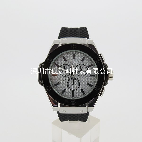 高檔硅膠帶商務(wù)手表 高檔硅膠帶商務(wù)手表