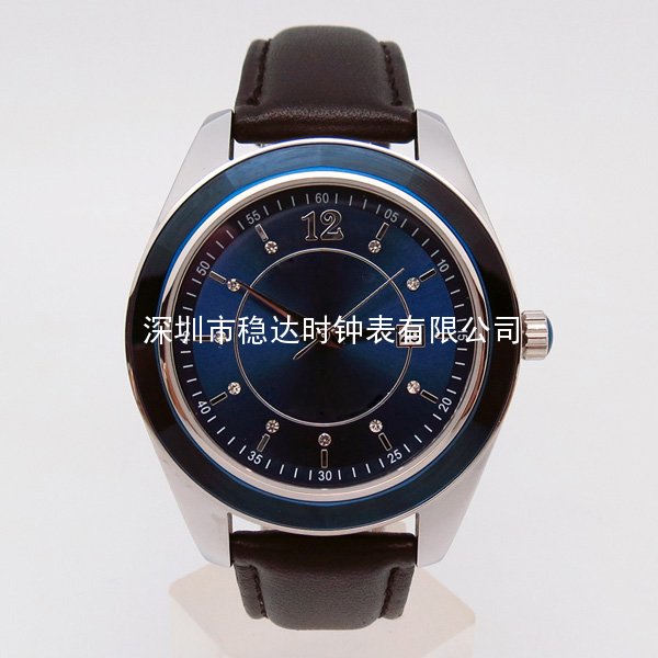 真皮帶不銹鋼禮品手表 真皮帶不銹鋼禮品手表