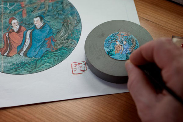 穩(wěn)達時手表廠家分享微繪琺瑯制作工藝