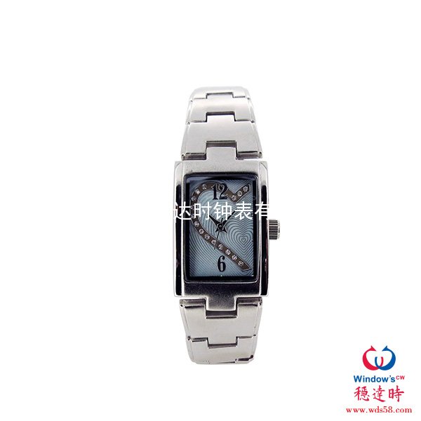 方形女生合金表帶手表