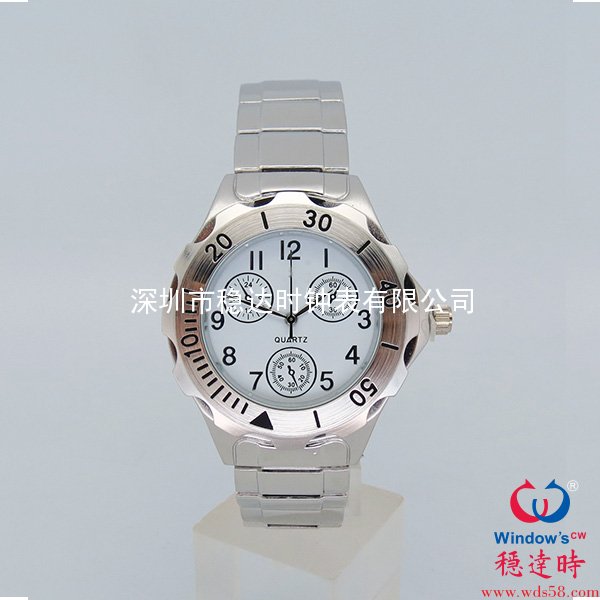 合金殼帶禮品手表