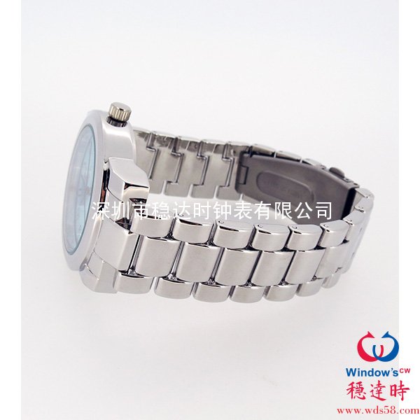 男士休閑合金帶手表