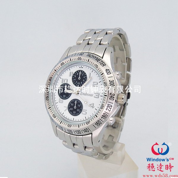 三眼表面男士商務(wù)手表