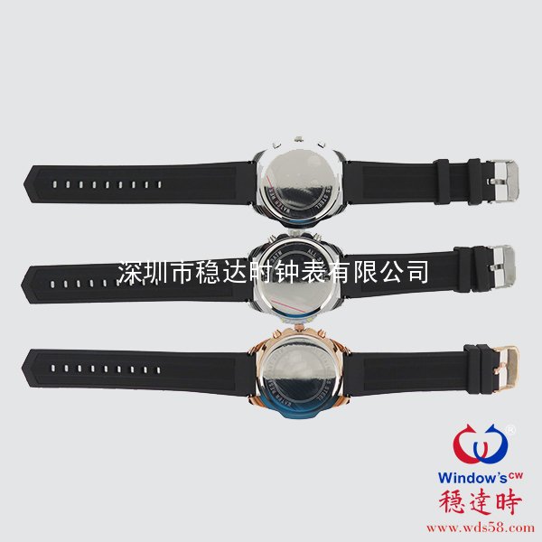 硅膠帶男士商務(wù)手表