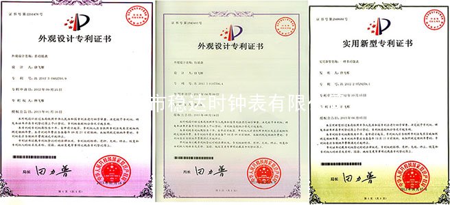 穩(wěn)達(dá)時(shí)手表專利