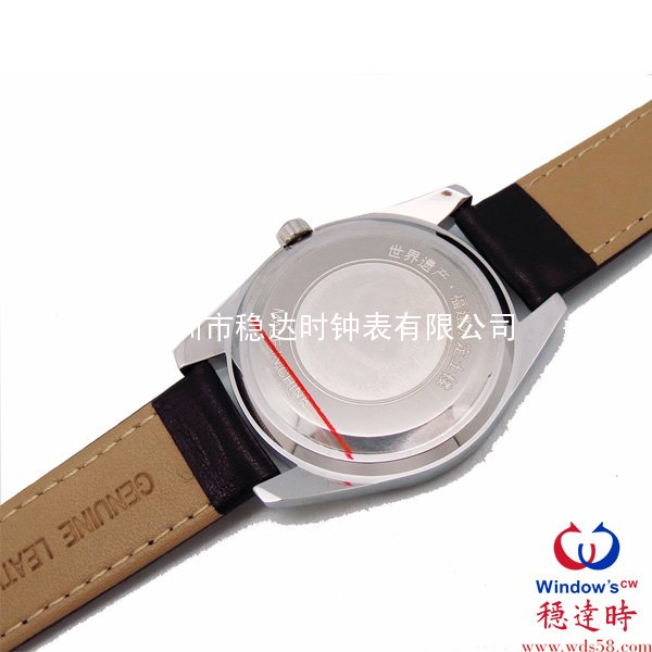 真皮帶不銹鋼禮品手表