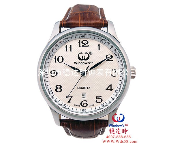 穩(wěn)達時經(jīng)典男裝不銹鋼商務手表批發(fā)