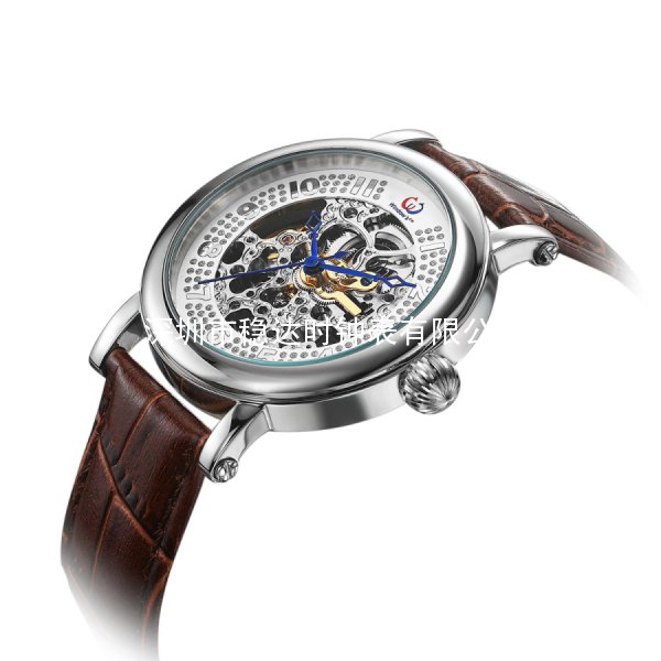 專業(yè)定制全自動鏤空男士機(jī)械商務(wù)禮品手表批發(fā)廠家