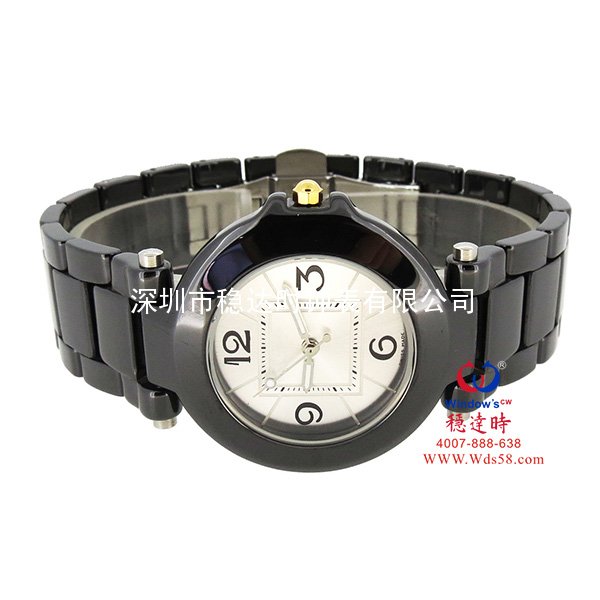 穩(wěn)達時時尚陶瓷表帶精品女士手表批發(fā)