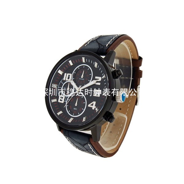 穩(wěn)達時高端不銹鋼男士多功能真空電鍍可定做手表工廠