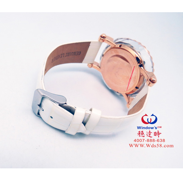 穩(wěn)達(dá)時(shí)可拆換diy水晶殼禮品手表定制工廠(chǎng)