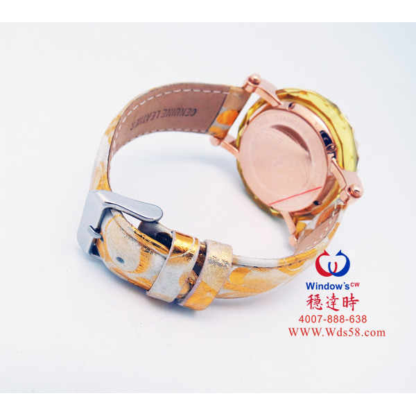 穩(wěn)達時可拆換diy水晶殼禮品手表