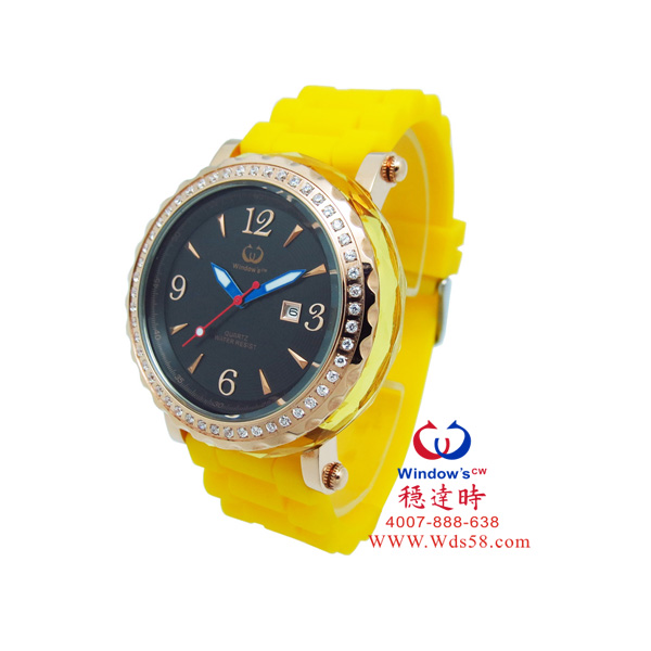 穩(wěn)達時水晶殼禮品手表