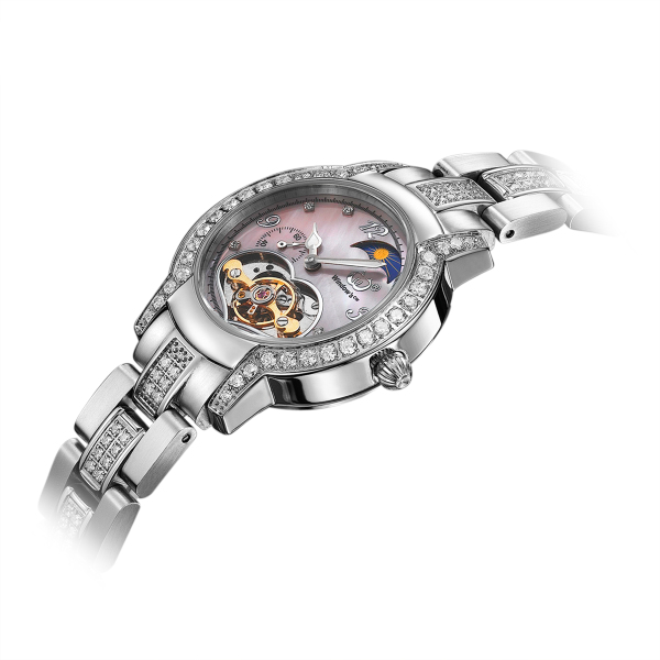 穩(wěn)達(dá)時專業(yè)定制女士鏤空全自動機(jī)械手表