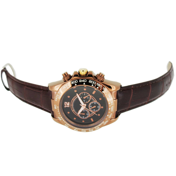 穩(wěn)達(dá)時(shí)不銹鋼時(shí)尚商務(wù)六針多功能石英手表定做