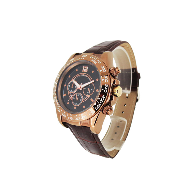 穩(wěn)達時不銹鋼時尚商務六針多功能石英手表定做