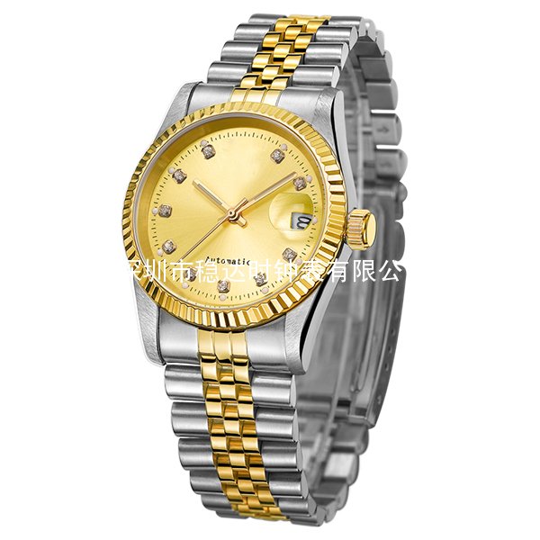 穩(wěn)達(dá)時男士皇冠手表不銹鋼手表生產(chǎn)工廠