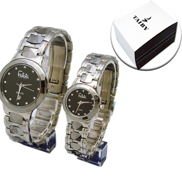 穩(wěn)達(dá)時(shí)個(gè)性古典特色不銹鋼情侶手表生產(chǎn)廠家