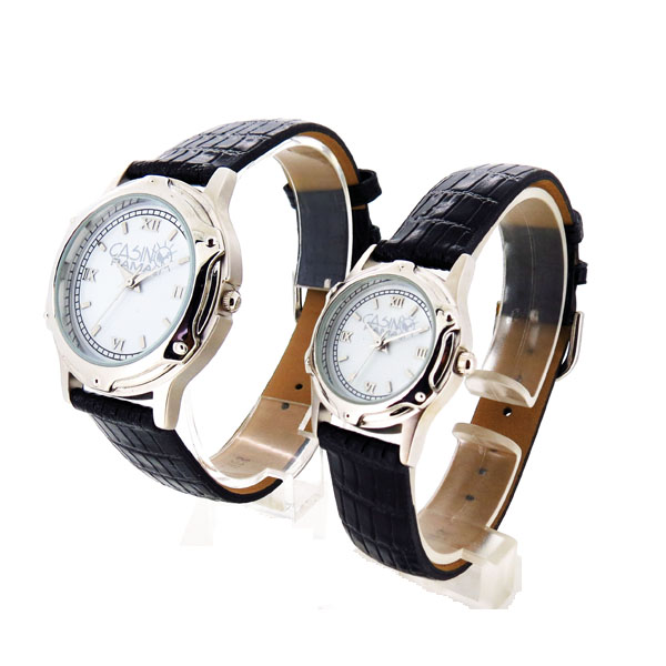 古典簡(jiǎn)約含蓄魅力特色真皮表防水禮品情侶手表定制