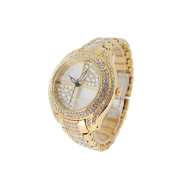 深圳手表廠家供應時尚女士鑲鉆手表定制