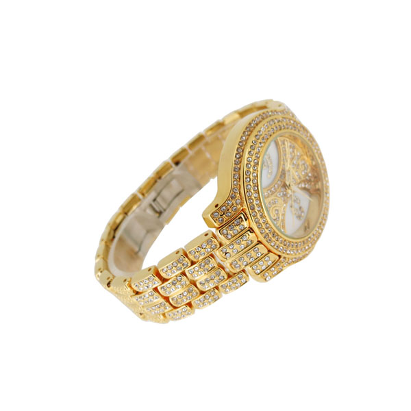 深圳鑲鉆復(fù)雜女士手表oem加工廠