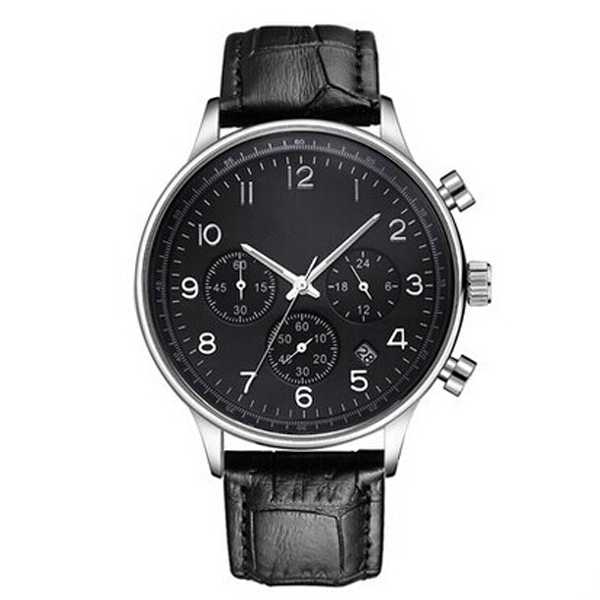 穩(wěn)達時不銹鋼手表定制廠家供應(yīng)商務(wù)男士多功能機械手表定制