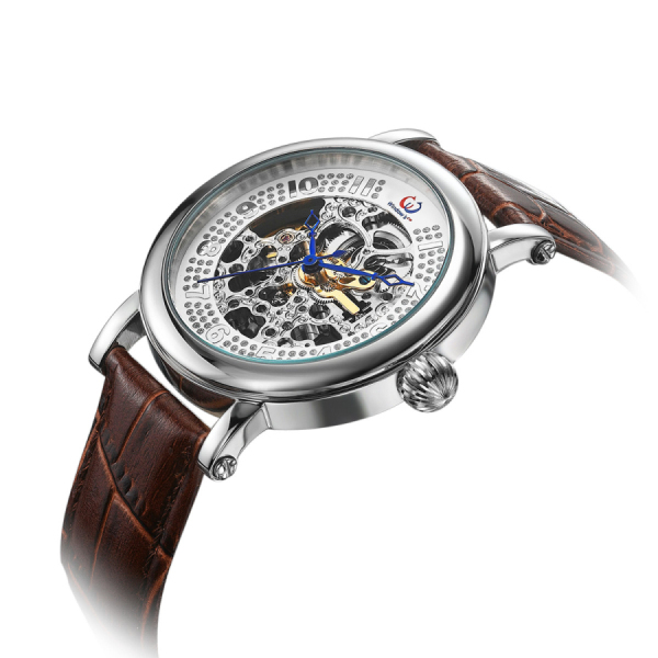 專業(yè)定制全自動(dòng)鏤空男士機(jī)械商務(wù)禮品手表批發(fā)【穩(wěn)達(dá)時(shí)鐘表】