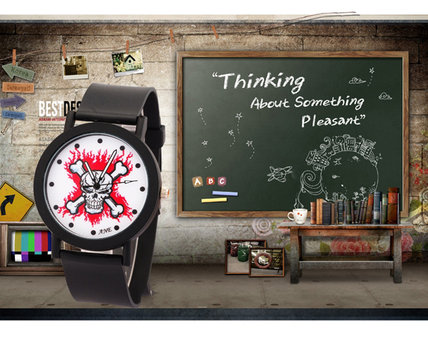 深圳手表批發(fā)廠家供應(yīng)骷髏頭個(gè)性學(xué)生手表批發(fā)【穩(wěn)達(dá)時(shí)鐘表】