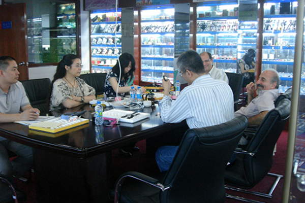 迪士尼工作人員來廠考察