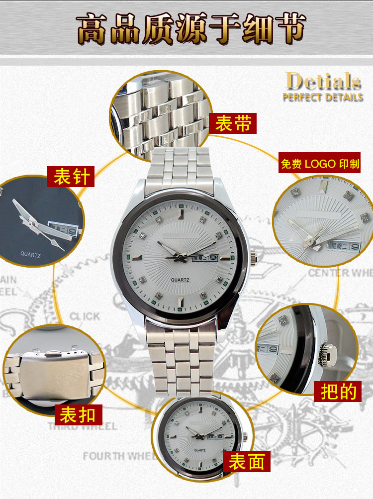 不銹鋼禮品手表廠家 資深手表定做經(jīng)驗_穩(wěn)達(dá)時