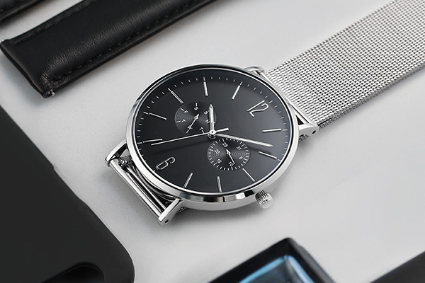 不銹鋼米蘭表帶,男友力十足