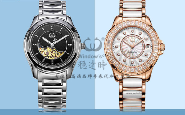 陶翠材質(zhì)定做手表 穩(wěn)達(dá)時(shí)廠家供應(yīng)