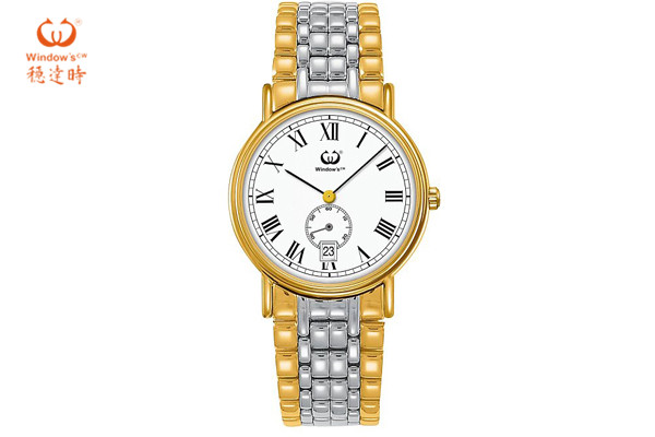 間金腕表定制 羅馬數(shù)字古典氣息 穩(wěn)達(dá)時(shí)