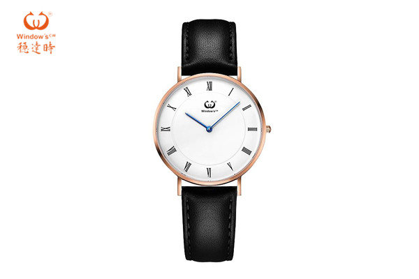 真皮簡約石英腕表&mdash;&mdash;手表廠家廠家穩(wěn)達(dá)時直銷