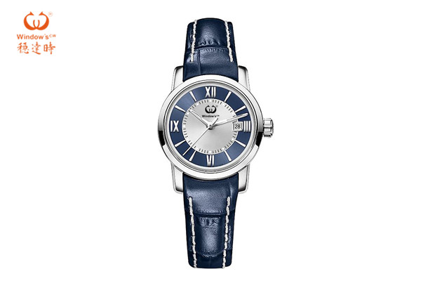 個(gè)性皮帶腕表定制 藍(lán)色更顯氣質(zhì)&mdash;&mdash;穩(wěn)達(dá)時(shí)