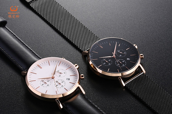 穩(wěn)達(dá)時(shí)直銷優(yōu)質(zhì)皮帶手表 米蘭編織表帶手表 
