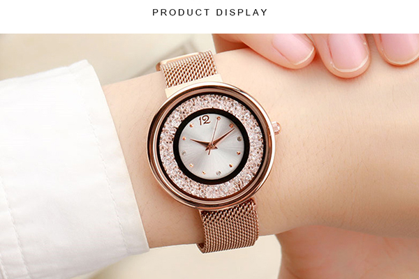 優(yōu)質(zhì)防水女士腕表 時(shí)尚米蘭表帶腕表 穩(wěn)達(dá)時(shí)直銷