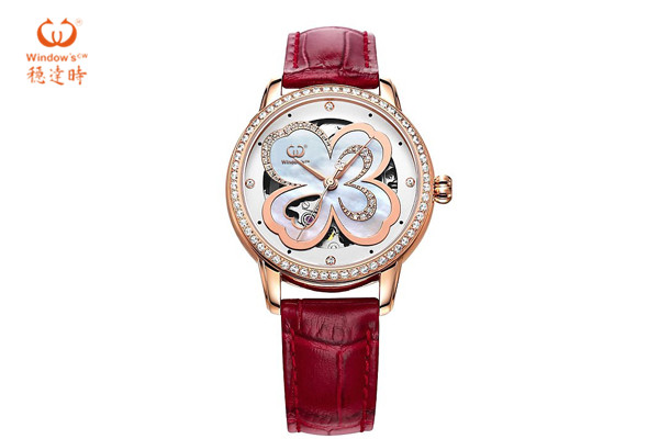 四葉草女士機(jī)械腕表 穩(wěn)達(dá)時廠家直銷