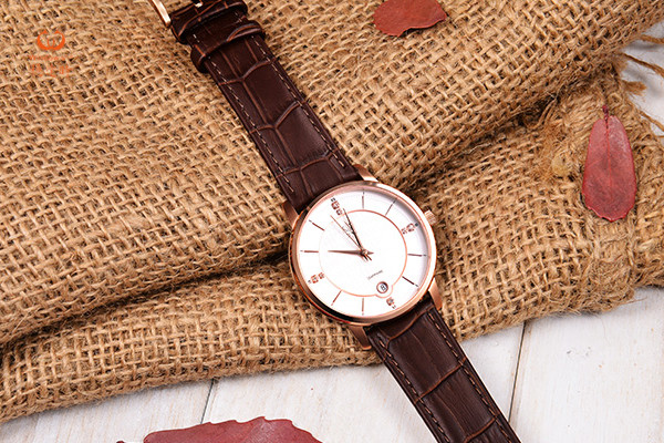 時(shí)尚棕紅色石英腕表穩(wěn)達(dá)時(shí)廠家生產(chǎn)