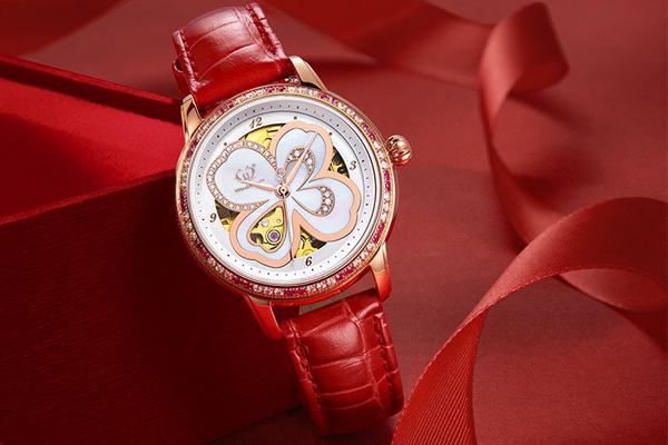 手表廠家訂制正品四葉草貝殼時尚手表定制