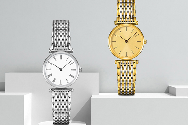 鋼帶款式女士手表定做-穩(wěn)達(dá)時(shí)禮品手表廠