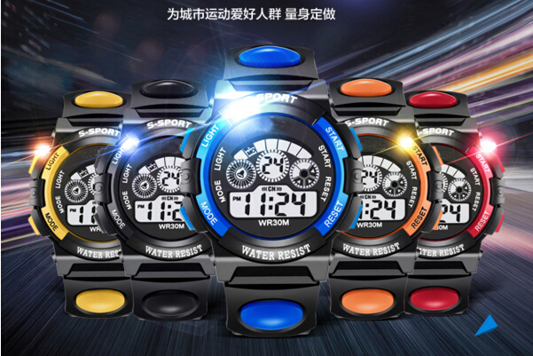 運動款式兒童電子手表支持定制-穩(wěn)達時