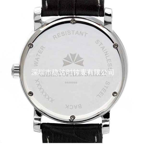 穩(wěn)達(dá)時高檔男士不銹鋼石英商務(wù)男士手表廠家
